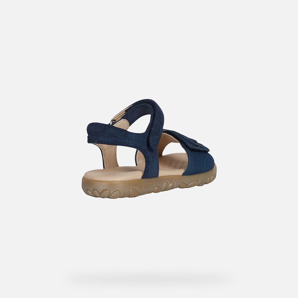 Geox Sandals Navy Haiti - Geox Girls Shoes - ZRSGWT640